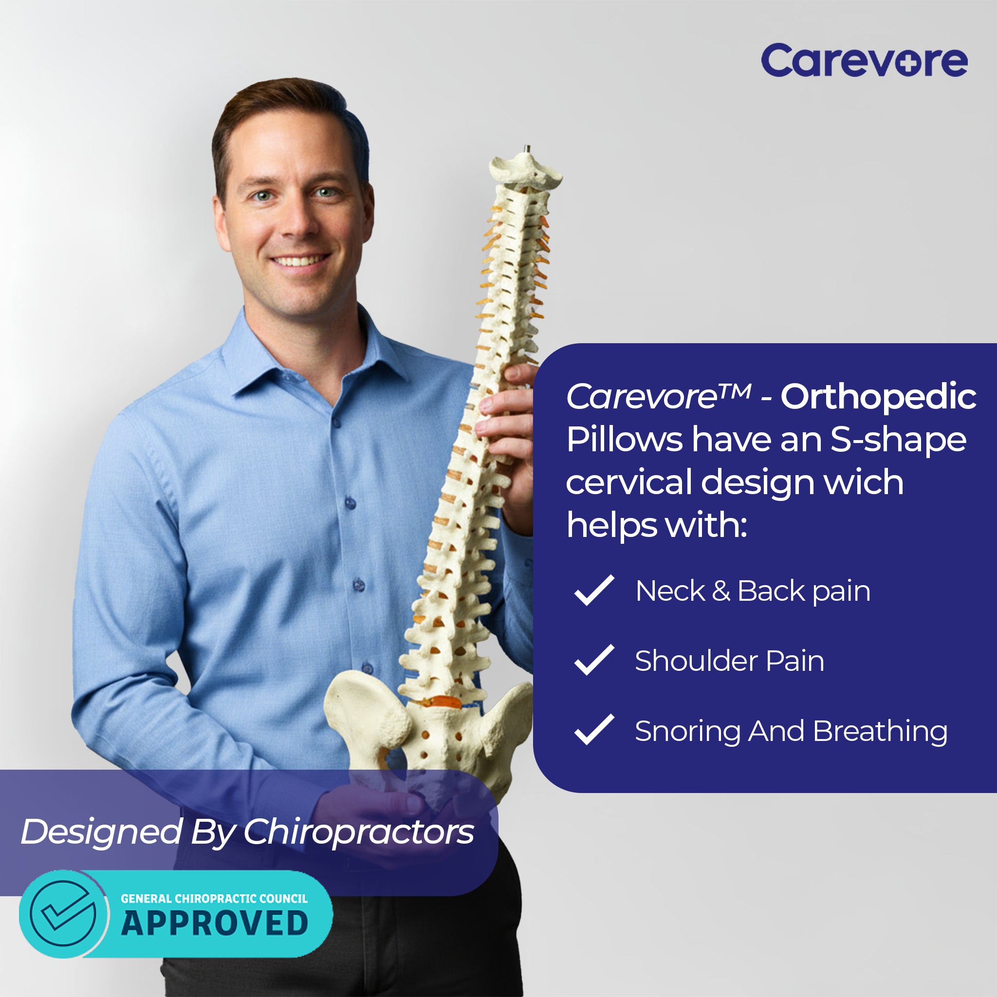 Carevore™ Orthopedic Pillow